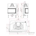Каминная топка Schmid Ekko L/R 84(34)h Каминная топка Schmid Ekko L/R 84(34)h