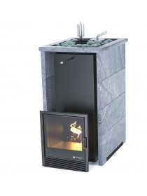 Печь ИзиСтим «ГЕЛЕНДЖИК» В ТРЕХСТОРОННЕМ КОЖУХЕ С ОТКРЫТЫМ ВЕРХОМ