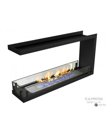 Биокамин Contour торцевой сквозной 900 (ESTETIC FLAME) Zefire