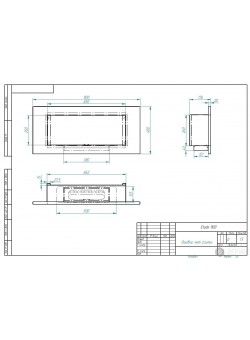 Биокамин ETUDE 900 (ESTETIC FLAME) Zefire