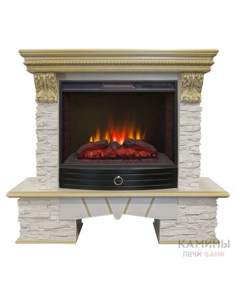 Электрокамин RealFlame Rockland LUX 25 WT с Sparta 25,5