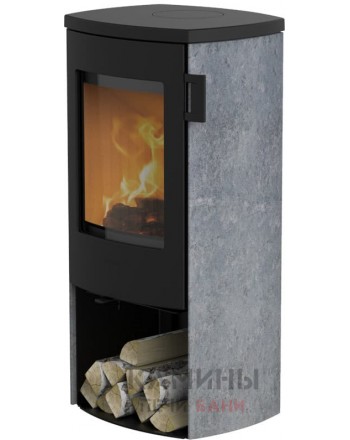 Печь-камин Lotus MONDO 3 Soapstone cast-iron topplate