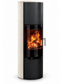 Дровяная печь-камин Ember H2 FG Limestone