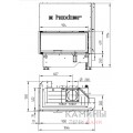 Каминная топка Hoxter ECKA 90/40/40Lh Левосторонняя Каминная топка Hoxter ECKA 90/40/40Lh Левосторонняя