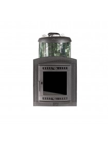 Печь банная "Атмосфера L" ламели "Змеевик" наборный