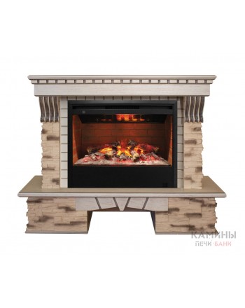 Электрокамин RealFlame Sorento WT с Helios 26 3D