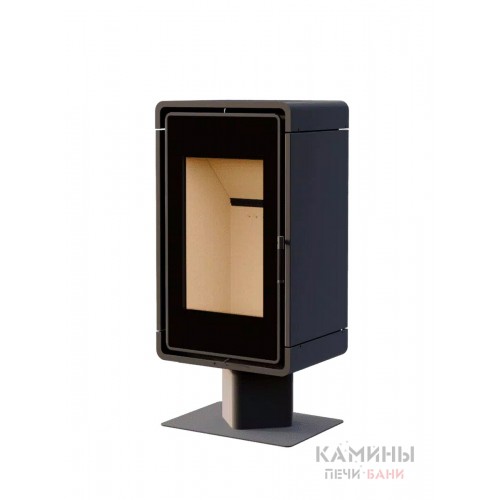 Печь-камин Астов КУБ (ПК 4581) (МЕТ. НА НИЗКОЙ НОГЕ)