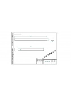 Стекло декоративное для биокамина Elliot 1800 белого со стемалитом (Zefire)