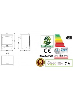 Печь-камин Panadero Oslo