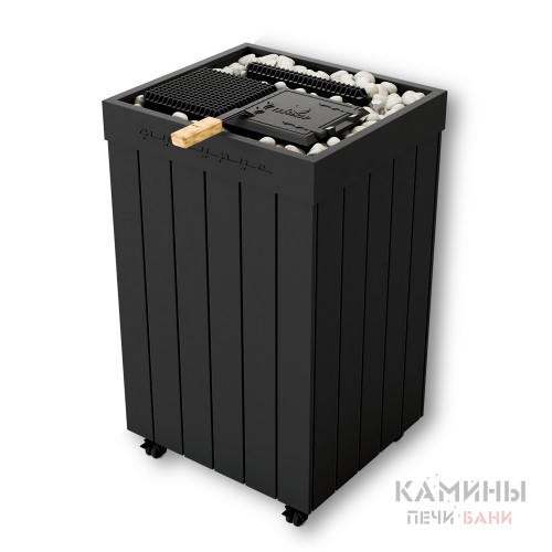 Электрическая паротермальная печь ФутуРус 10 кВт в металлической облицовке