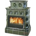 Печь камин керамическая ABX KARELIE, с кафельным цоколем