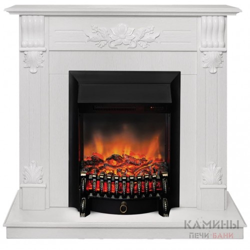 Электрокамин RealFlame Ottawa WT с Fobos Lux S BL