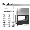 Каминная топка Hajduk Volcano DTh-FD