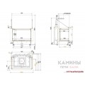 Каминная топка Brunner Panorama-Kamin 57/40/85/40 Каминная топка Brunner Panorama-Kamin 57/40/85/40