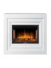 Каминокомплект: Очаг Electrolux EFP/P-2520LS с порталом Cubo 25 белый