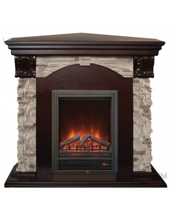 Электрокамин RealFlame Dublin Rock Corner STD/EUG AO с Eugene