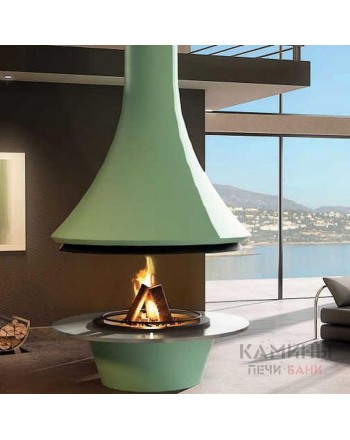 Центральный камин Eva 992 открытый лак JC Bordelet 