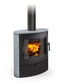 Печь-камин Romotop стальная Navia 02 камень