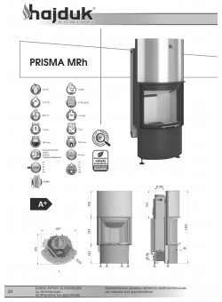 Каминная топка Hajduk Prisma MRh
