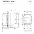 Каминная топка Hoxter HAKA 37/50T Каминная топка Hoxter HAKA 37/50T