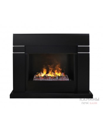 Электрокамин RealFlame Lindelse 26 BL 3D Cassette 630 + Black вставка