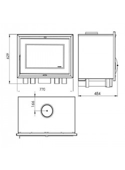 Топка Panadero F-820-S