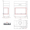 Каминная топка АСТОВ П2С 12570 L/P Каминная топка АСТОВ П2С 12570 L/P