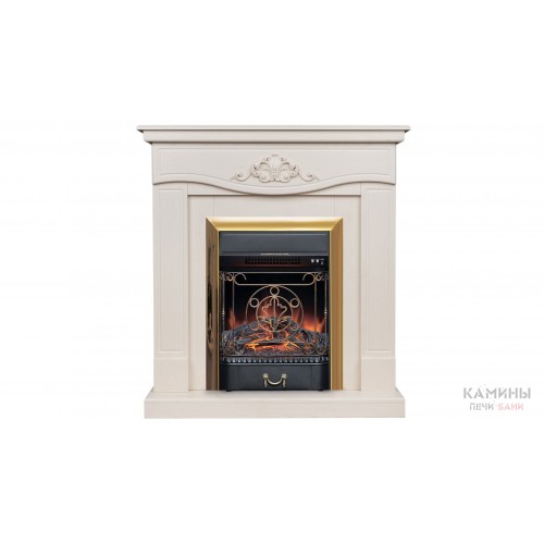 Электрокамин JUNONA WT с очагом Majestic Lux BL RC