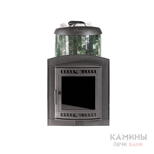 Печь банная "Атмосфера L" ламели "Змеевик" наборный