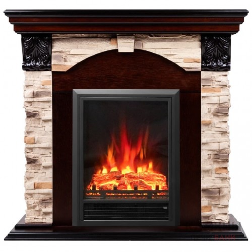 Электрокамин RealFlame Dublin Rock STD/EUG AO с Eugene