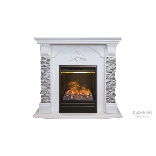 Электрокамин Athena GR WT c очагом 3D Olympic Электрокамин Athena GR WT c очагом 3D Olympic