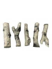 Керамические дрова береза (ZeFire) - 5 шт