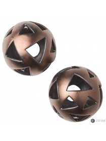 Шары медные с треугольными отверстиями 2 шт (ZeFire)