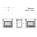 Изразцовый камин Билибин КимрПечь центральный Художественный