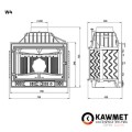 Каминная топка KAWMET W4 W4 - 14,5 kW