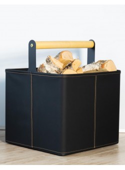 Дровница Stockholm в экокоже