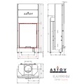 Каминная топка АСТОВ ПС 6590 Каминная топка АСТОВ ПС 6590