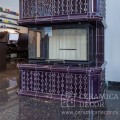 Современный камин в облицовке коллекции Луна и топкой Spartherm Linear 4S Arte.