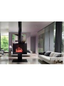 Пристенный камин AVES 34 КВАДРО 3