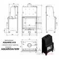 Каминная топка Kratki AQUARIO/A/18/PW/W Каминная топка Kratki AQUARIO/A/18/PW/W