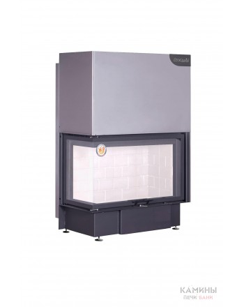 Каминная топка ДЕЛЬТА 1000 L два стекла левая принтинг