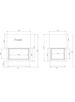 Каминная топка A.caminetti CRYSTAL 4D