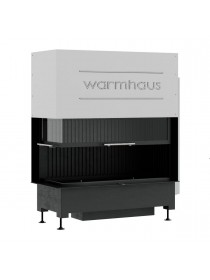 Каминная топка с левым угловым стеклом KANT L 100/57h