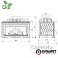 Каминная топка KAWMET W15 STANDARD 9,4 кВт EKO