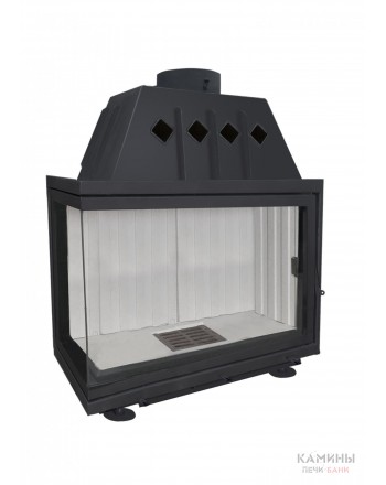 Каминная топка Экокамин Альфа 1000 L два стекла левая