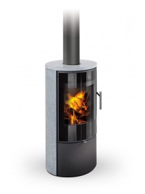 Печь-камин Romotop стальная Laredo 02 камень