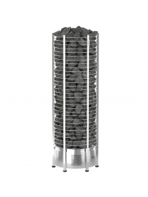 Печь для бани SAWO TOWER вертикальная, круглая, 8 кВт, TH5-80Ni2-P, выносной пульт (встроенный блок мощности, пульт покупается отдельно)