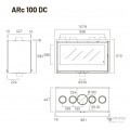 Каминная топка Rocal ARc 100 DC