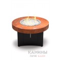 Стол-камин газовый из стали кортен от Openfire Стол-камин газовый из стали кортен от Openfire