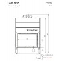 Каминная топка Hoxter HAKA 78/57h